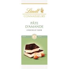 T.120G NOIR PATE D'AMANDE CONNAISSEURS LINDT