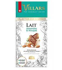 T.180G LAIT AMANDE NOUGAT VILLARS