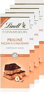 TAB.NOIR PRALINE CRAQUANT 120G CONNAISSEURS LINDT