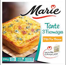 TARTE AUX 3 FROMAGES 180G MARIE