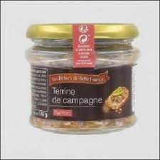 TERRINE CAMPAGNE AU POR 180G DELICES BELLE FRANCE