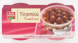 TIRAMISU FRAMBOISE 2X100G BELLE FRANCE