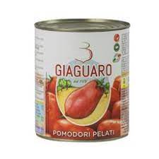 TOMATES ENTIEREES PELEES AU JUS 400G GIAGUARO