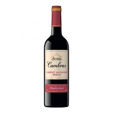 VIN TABLE ROUGE CABERNET MERLOT 12°CAMBRAS