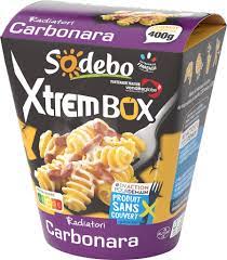 XTREM BOX RADIATORI A LA CARBONARA 400G SODEBO