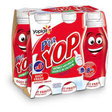 YAOURT A BOIRE P'TIT YOP FRAISE 6X180 YOPLAIT