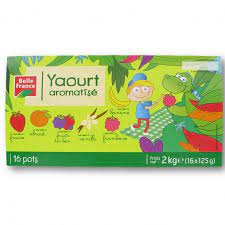 YAOURT AROMATISE 16X125G BELLE FRANCE