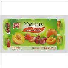 YAOURT FRUITS ASS.8X125G BELLE FRANCE